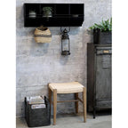 Stołek z plecionym siedziskiem Chic Antique Limoges