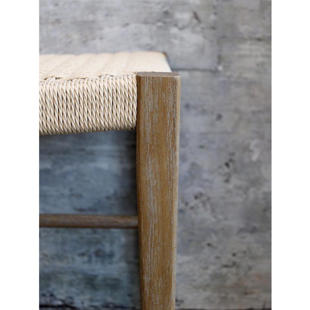 Stołek z plecionym siedziskiem Chic Antique Limoges