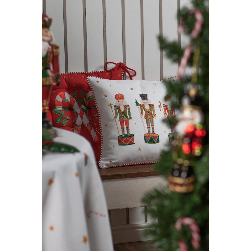 Poduszka dziadek do orzechów świąteczna Clayre Eef