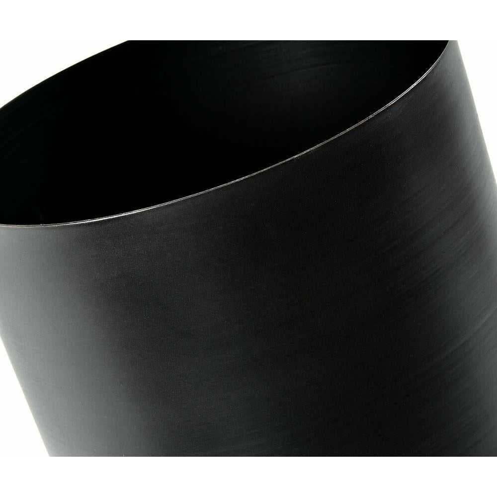 Wazon czarny metalowy Nero mały  Belldeco