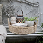 Rattanowa taca Chic Antique okrągła