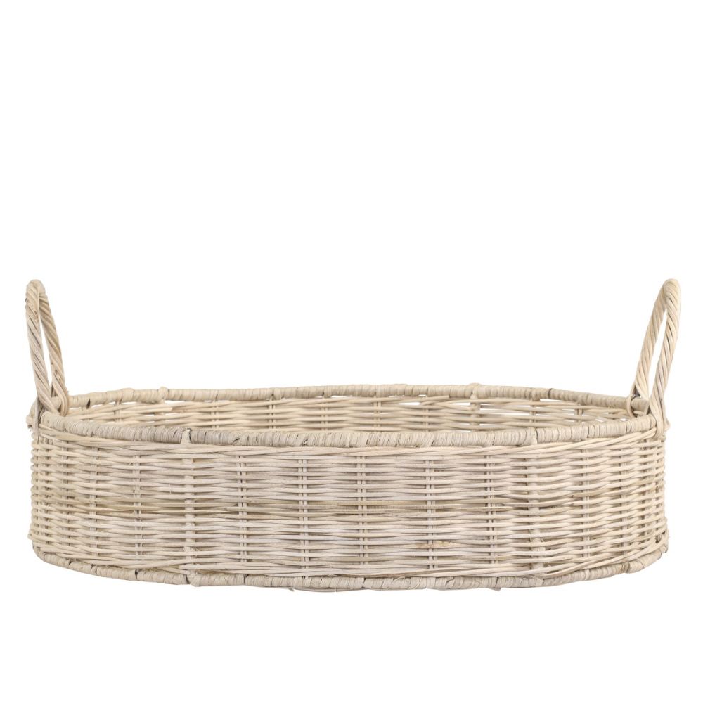 Rattanowa taca Chic Antique okrągła