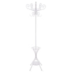 Wieszak stojący metalowy biały Clayre Eef