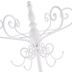 Wieszak stojący metalowy biały Clayre Eef