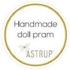 Wózek Doll Pram - Rattan Rose by Astrup