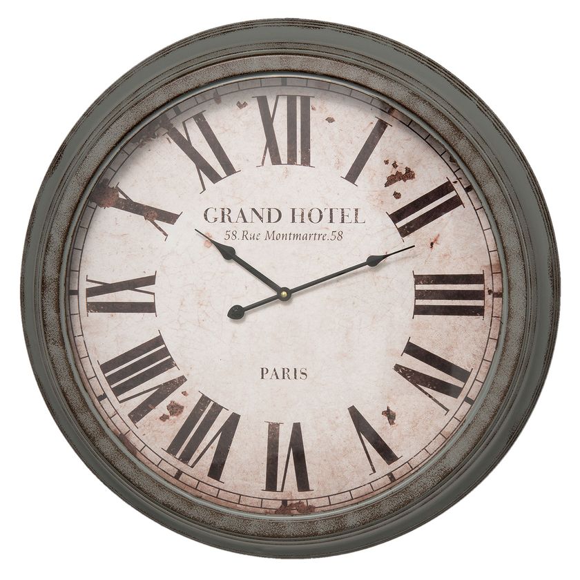Zegar ścienny duży vintage 64 cm Clayre Eef