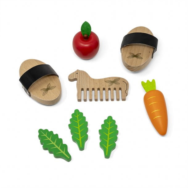 Zestaw do pielęgnacji i karmienia konia Hobby Horse by Astrup