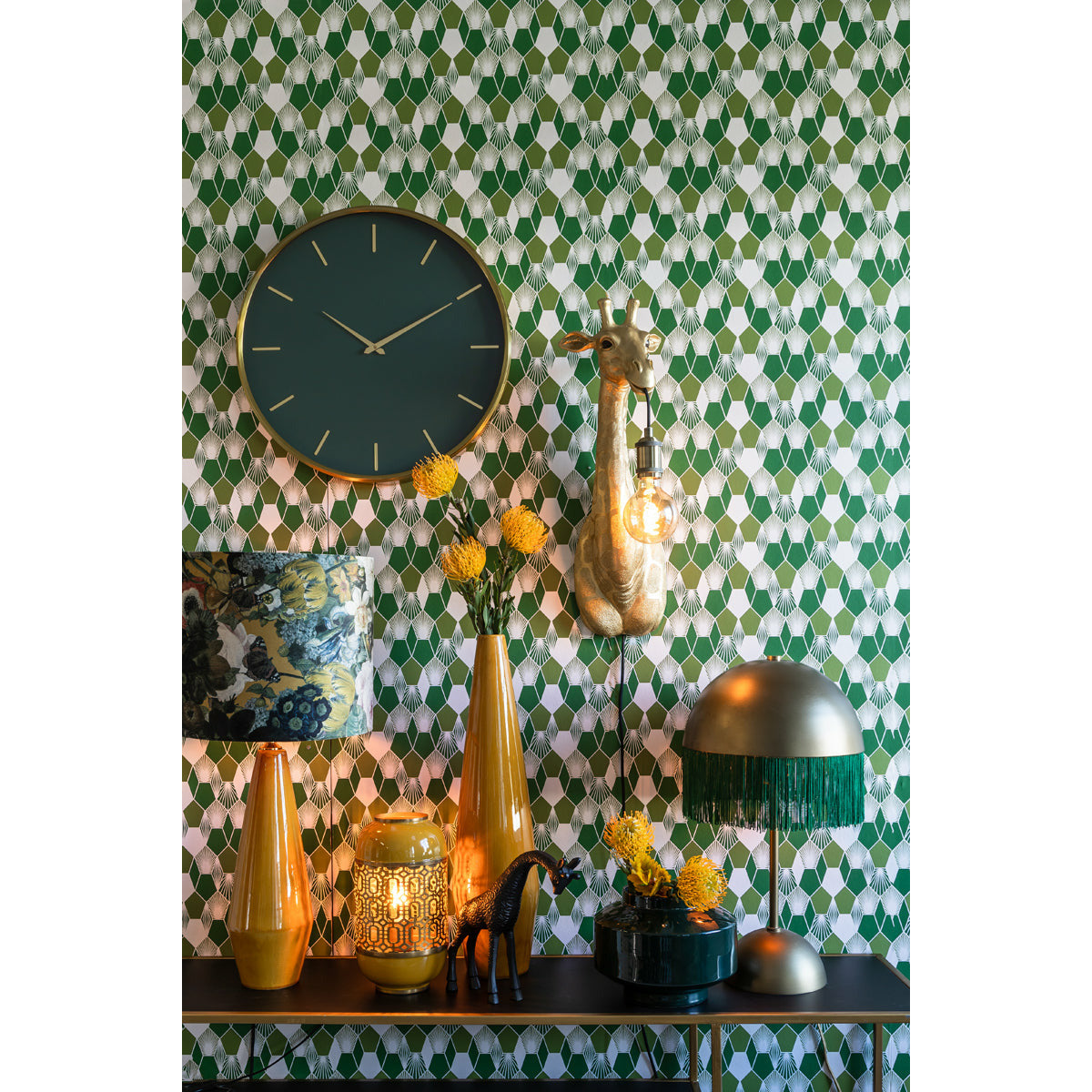 Kinkiet zwierzęcy Żyrafa złota Light Living