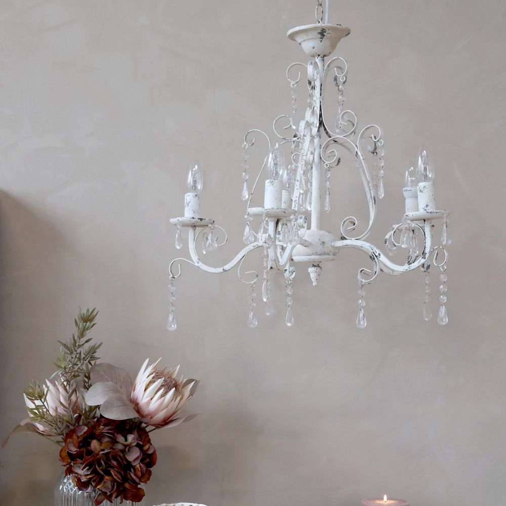 Żyrandol z kryształkami Vintage 2 Chic Antique