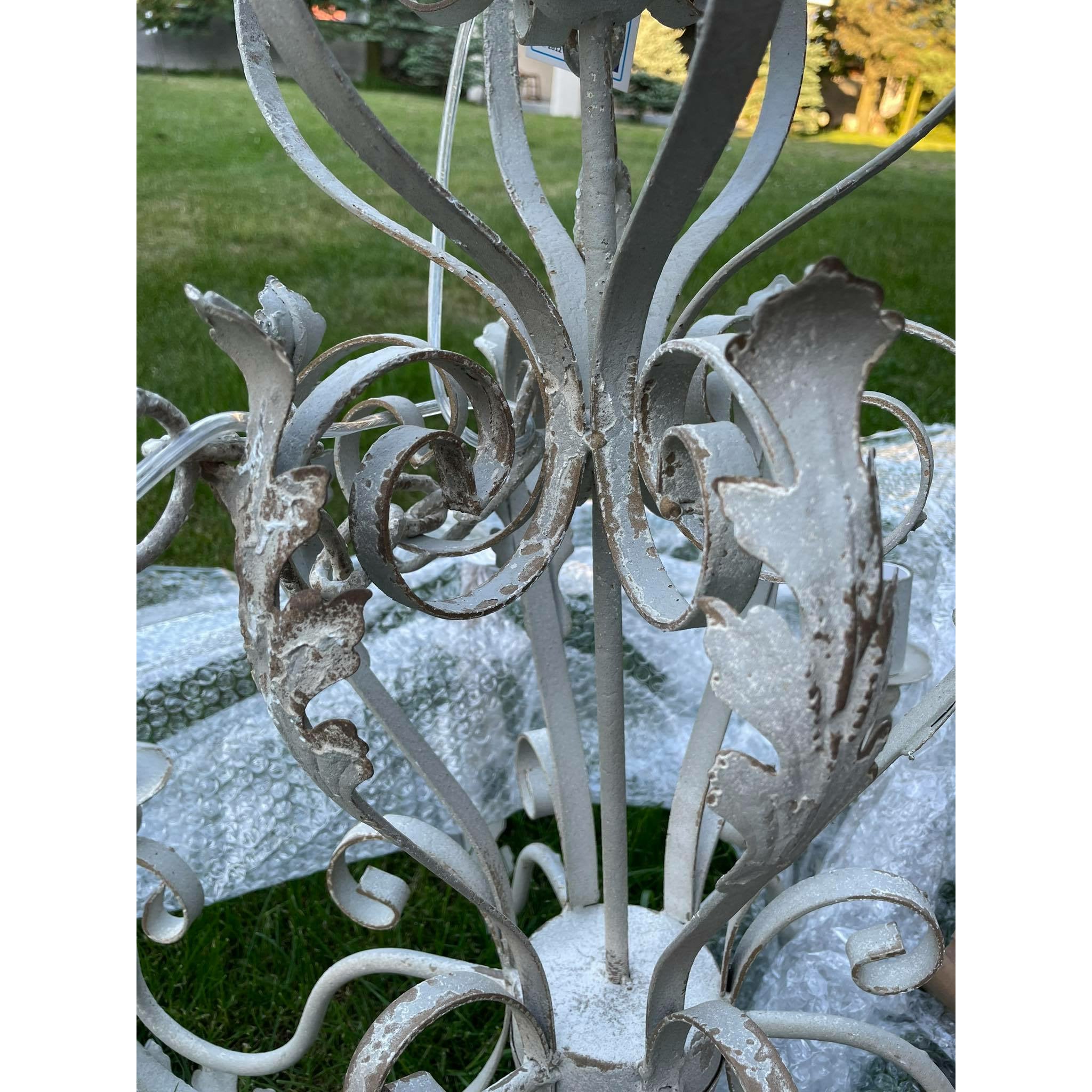 Żyrandol prowansalski metalowy 65 x 68 cm Clayre Eef