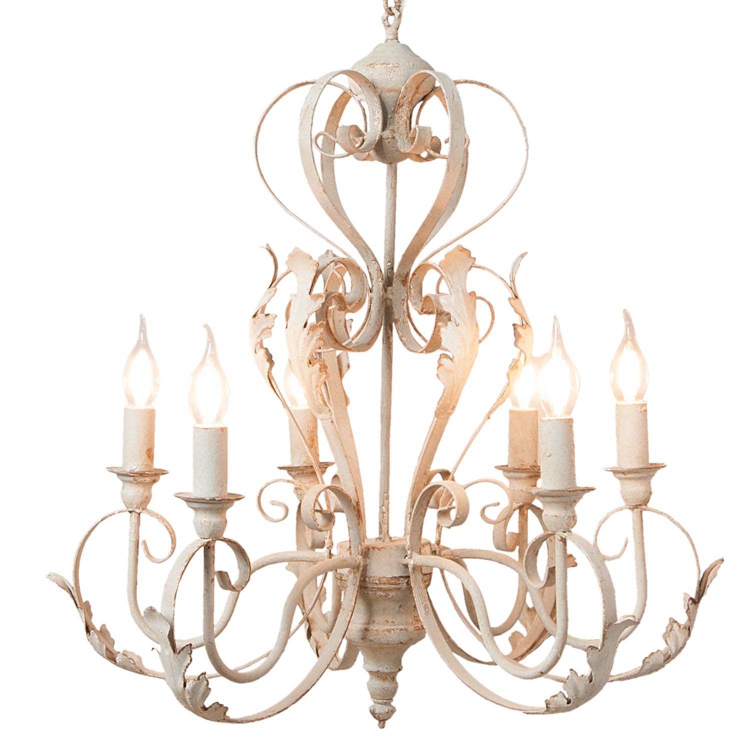 Żyrandol prowansalski metalowy 65 x 68 cm Clayre Eef