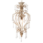 Żyrandol z kryształkami shabby Clayre Eef