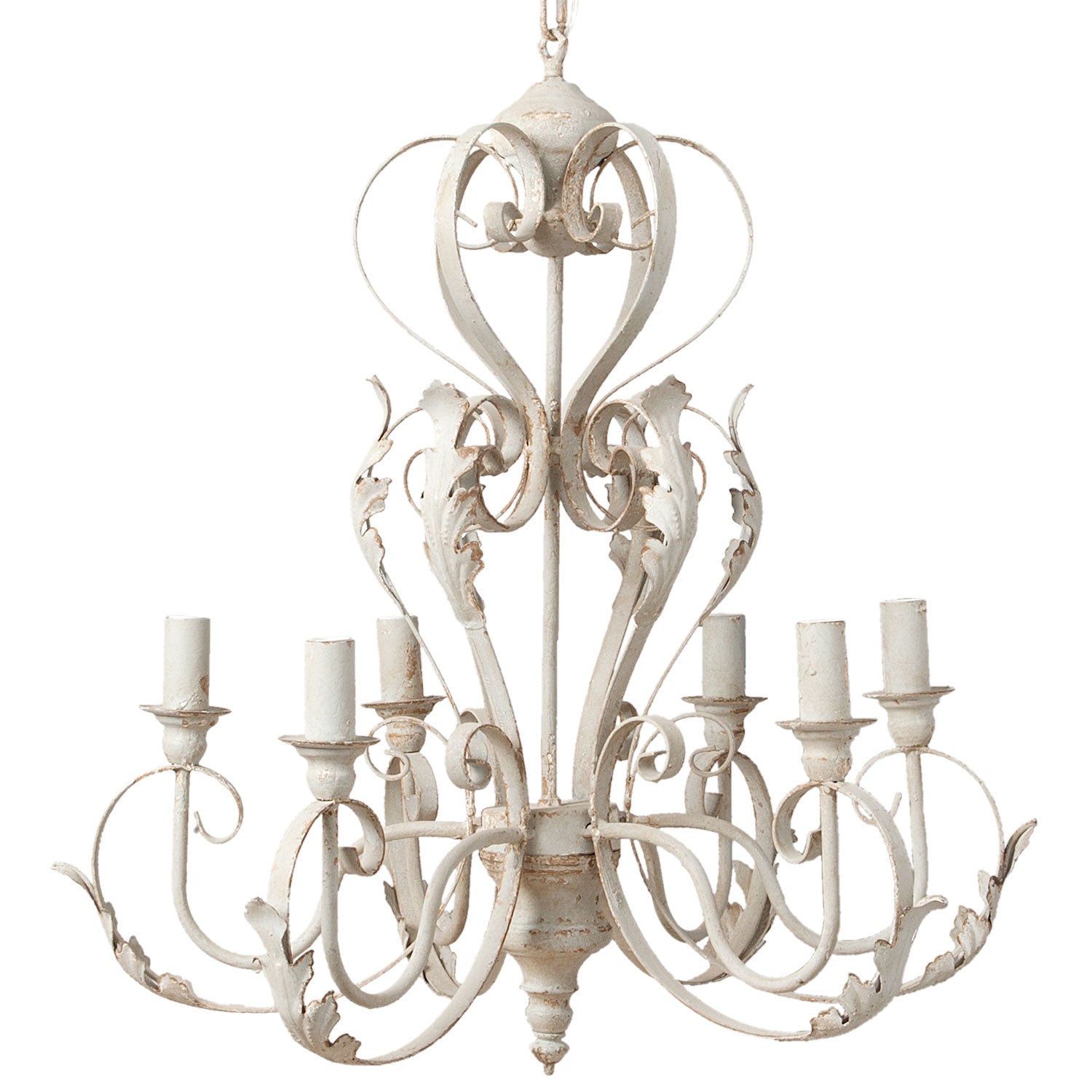 Żyrandol prowansalski metalowy 65 x 68 cm Clayre Eef